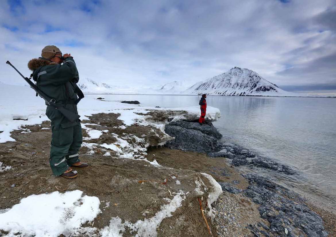 global village shows the change of clima in the arctic